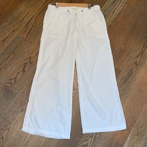 Just Living linen white pants